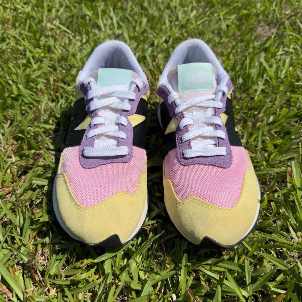 New Balance 237 WS237PW1 Lemon Sour Grape Pastel Sneakers Women's US 8 - Picture 2 of 7